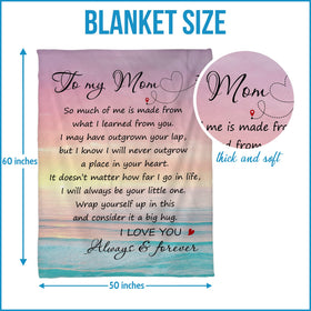 Fastpeace blanket with love message, a heartfelt gift idea
