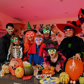FathiSooc LED glasses Butterfly shape adds playful flair at festivals.