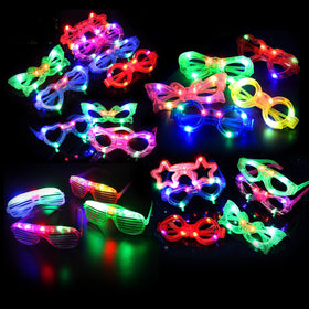 FathiSooc LED glasses Spider shape glow brightly for party moments.