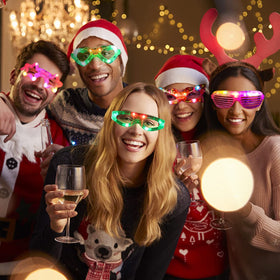 FathiSooc LED glasses Star shape sparks attention at events.