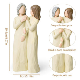 Faumsut mother-bride gift figurine ideal for special occasions and keepsakes.