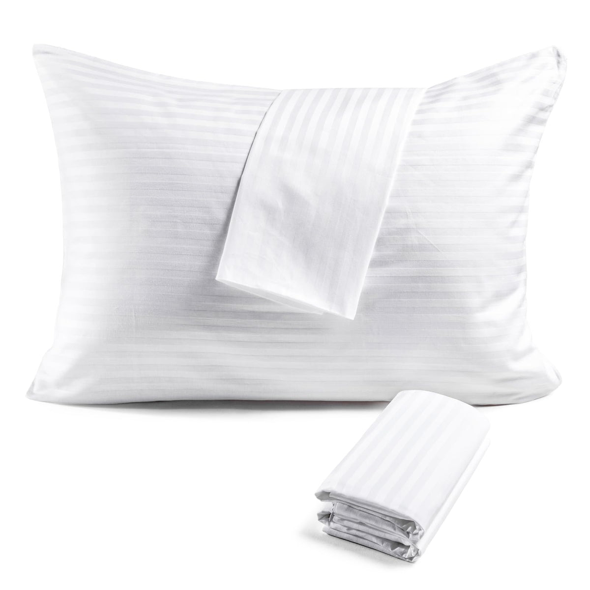 FAUNNA 600TC pillow protector in queen size showing soft cotton texture for daily protection