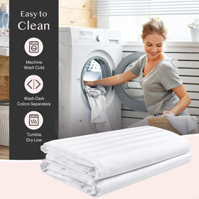FAUNNA machine-washable pillow protector maintains softness after washes