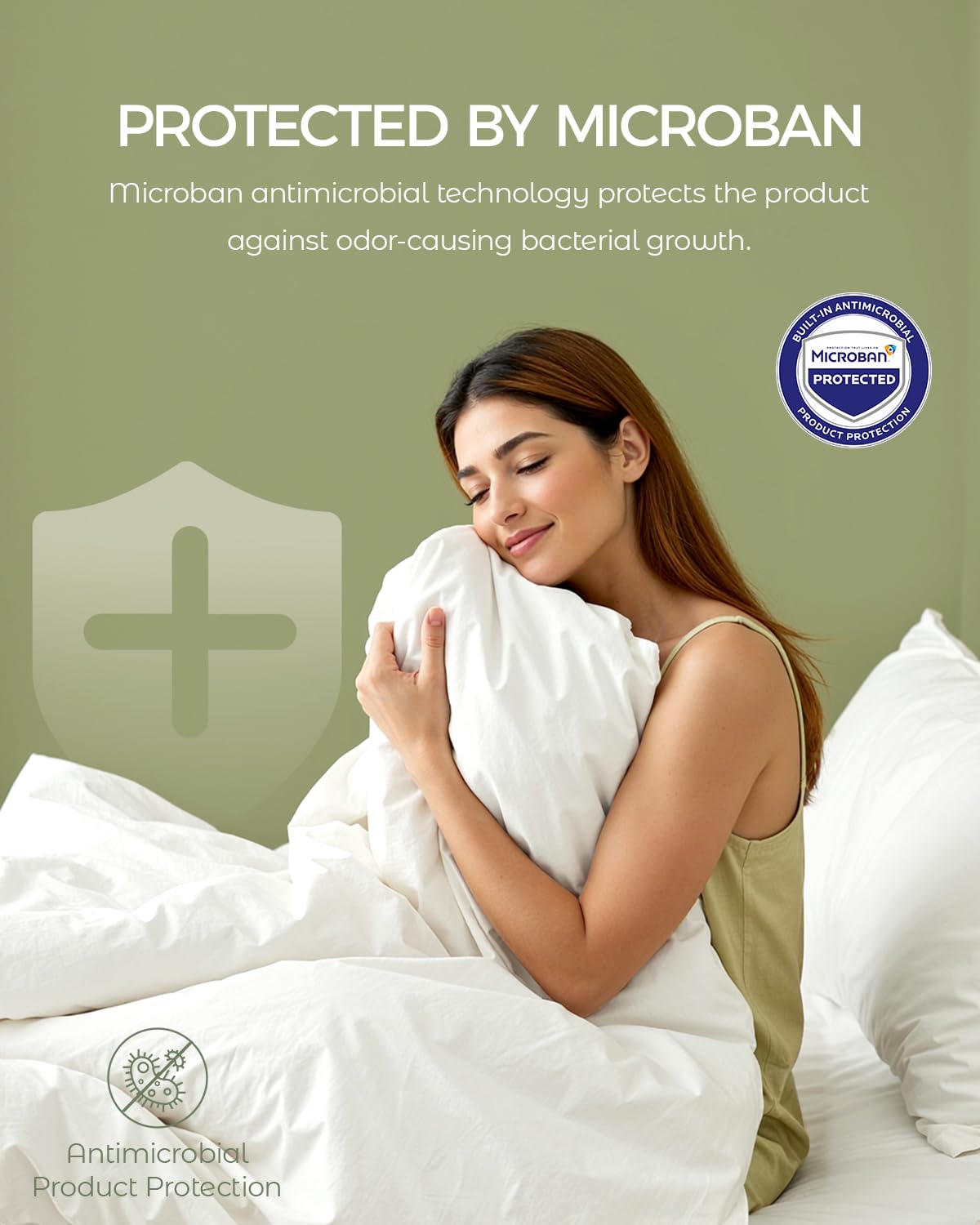 FAUNNA duvet cover features Microban antimicrobial technology to stay fresh