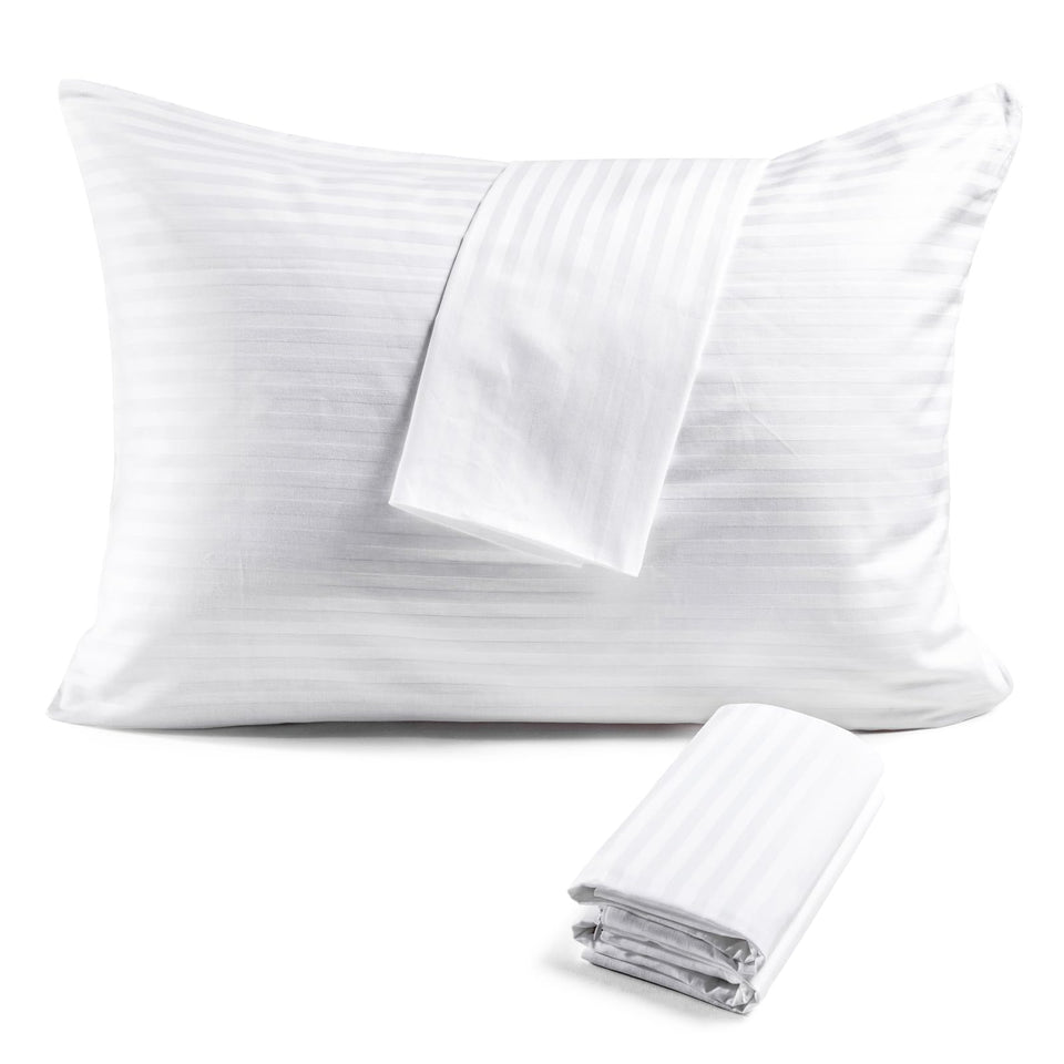 FAUNNA pillow protector 600TC cotton for durable, soft pillow protection.
