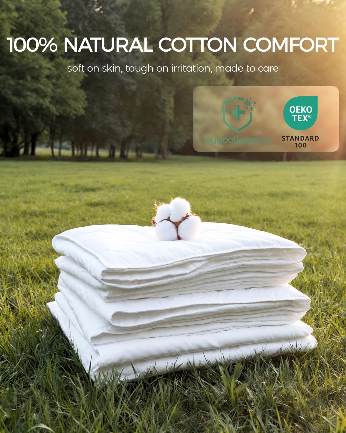 FAUNNA premium cotton comfort close-up showcases soft, breathable fabric.