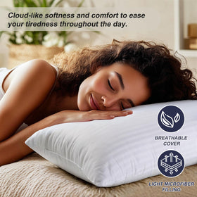 Favocama 4-pack pillow ready to wash and maintain