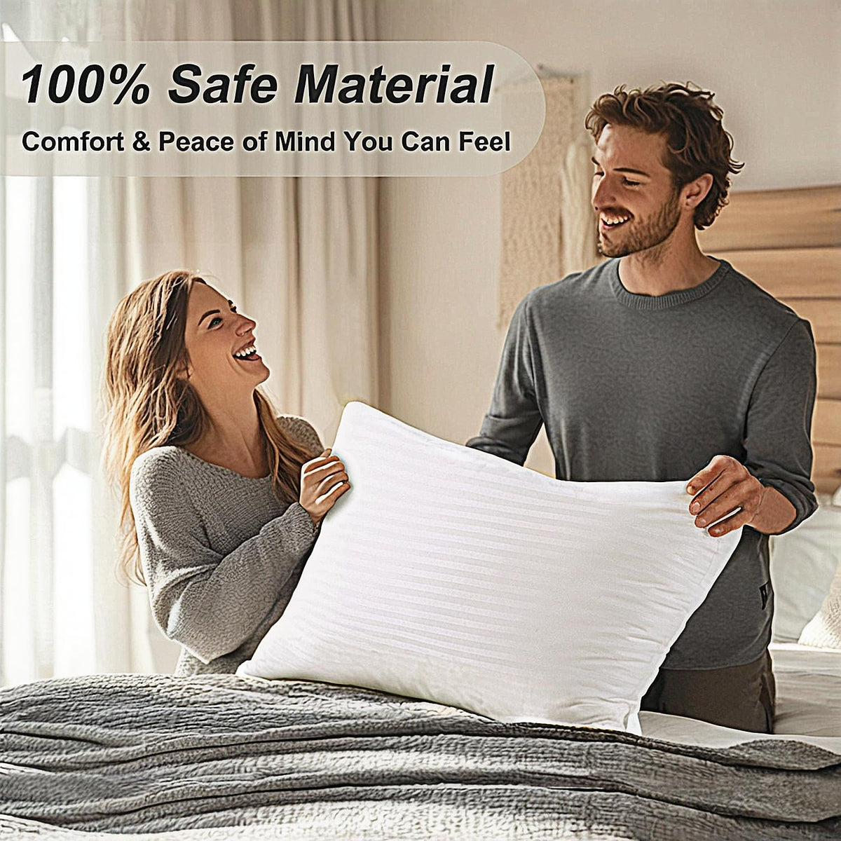 Favocama pillow measures 26x20 inches for standard fit