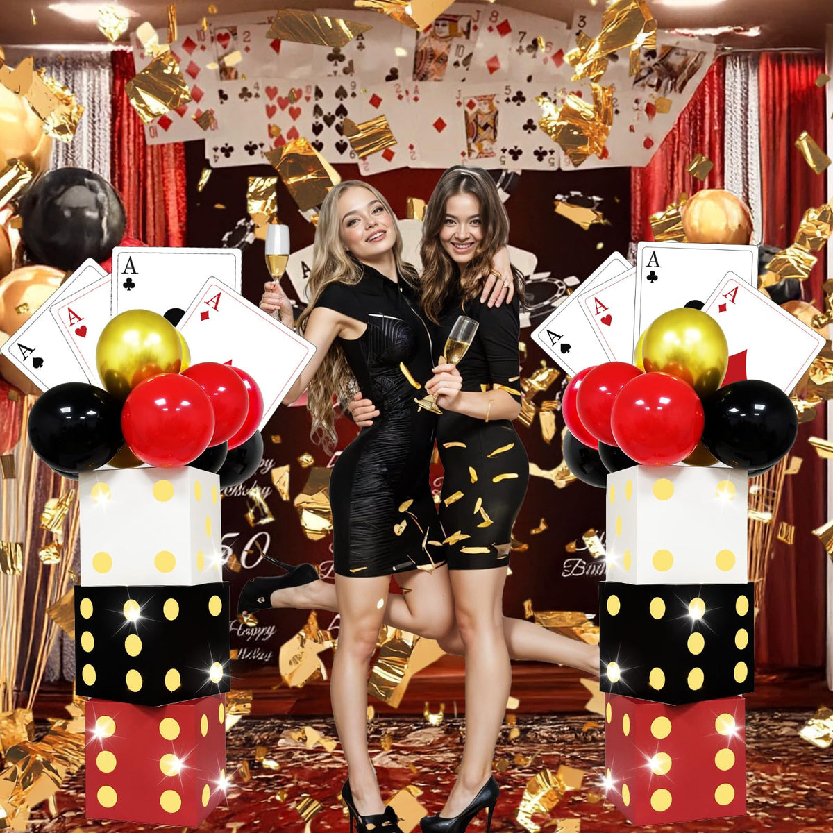 Fayavoo casino themed accessories complete cohesive decor