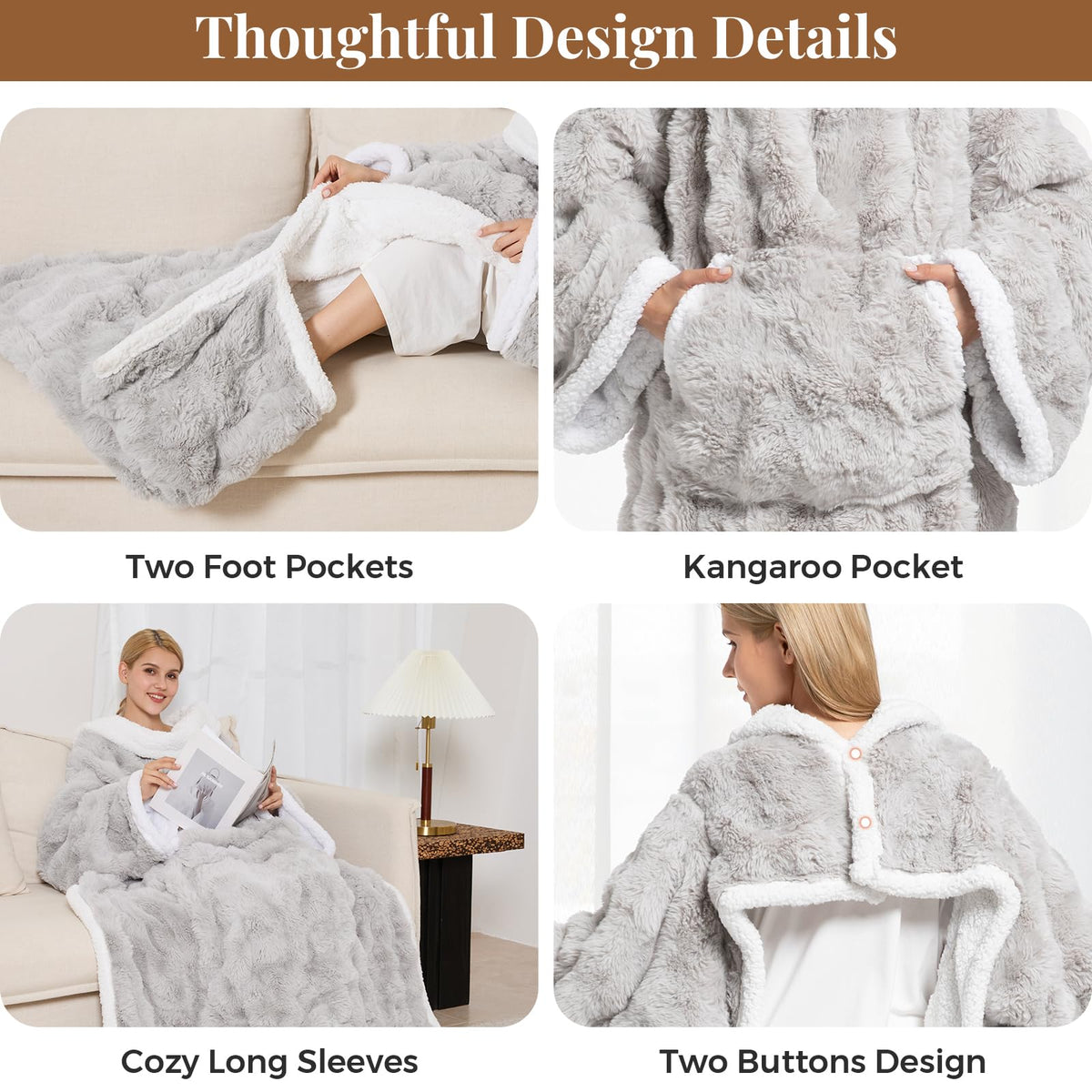 FAYKONCEN Sherpa interior adds soft, warm comfort.