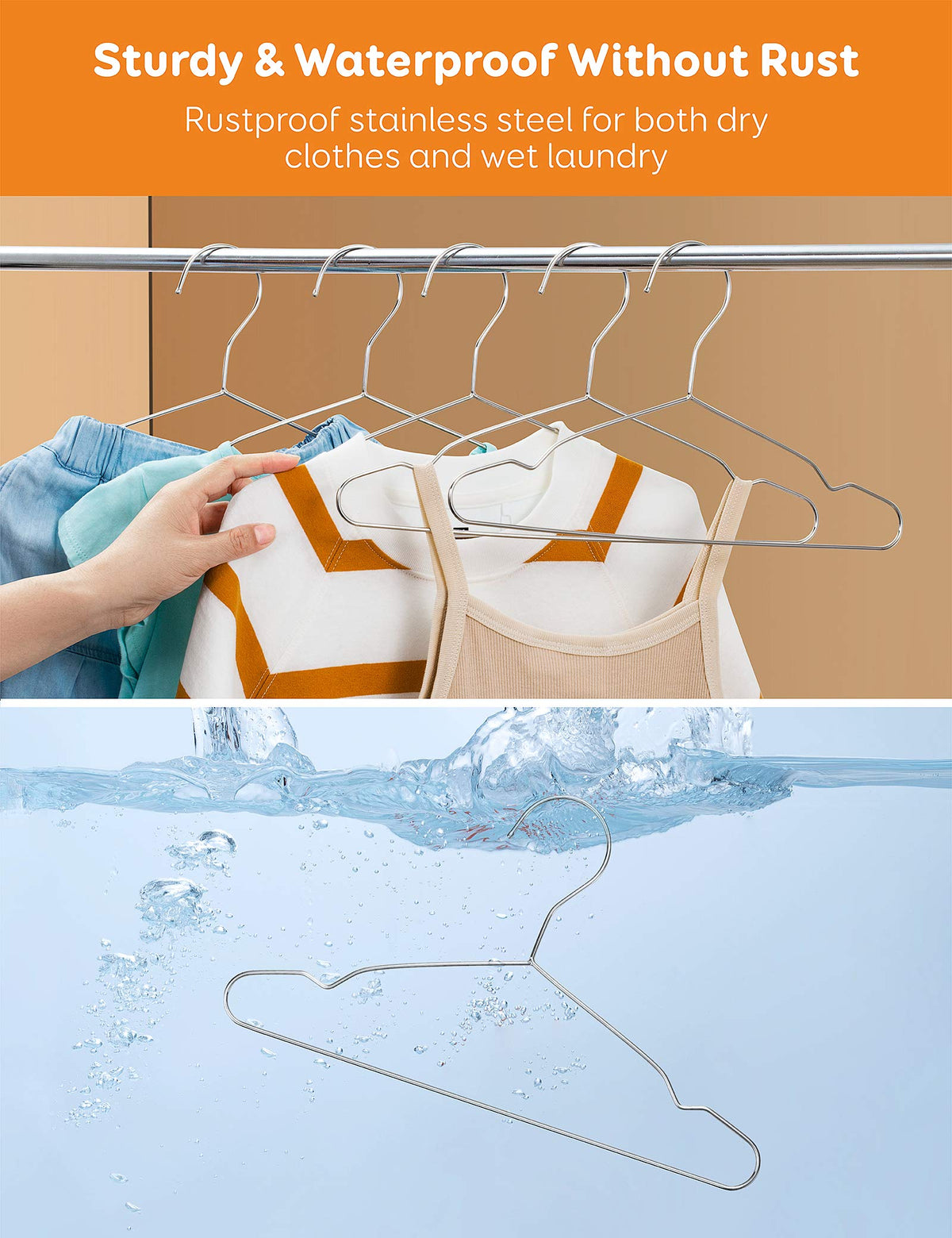 Fayleeko space-saving profile demonstrates slim design for closets