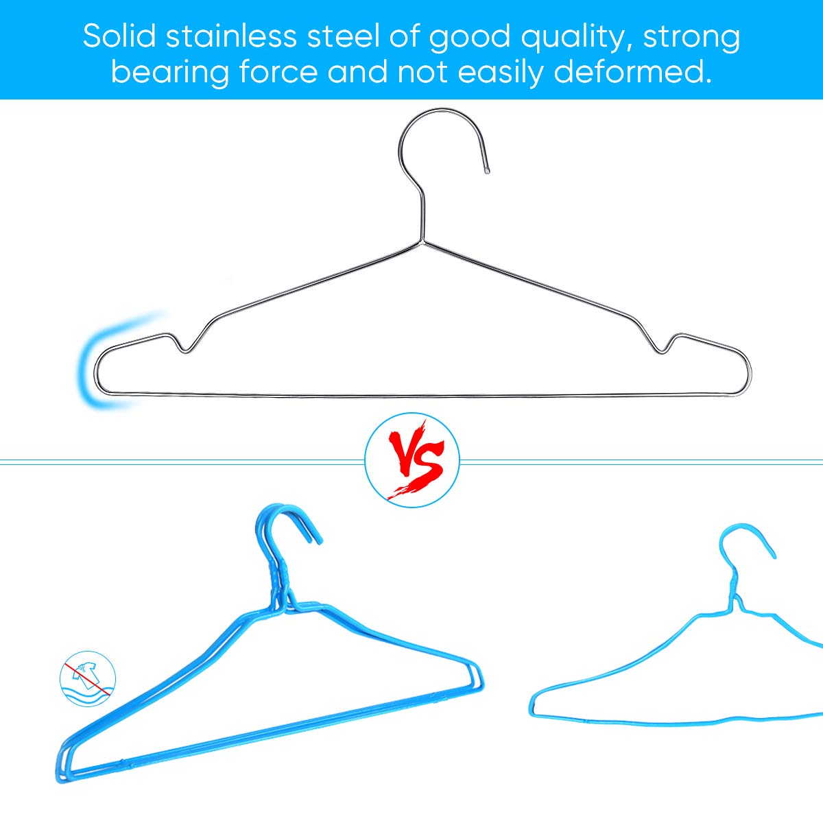 Fayleeko smooth hook ends prevent fabric snagging and damage.