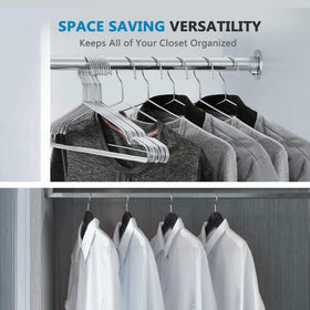 Fayleeko ultra-thin closet hangers maximizing closet space