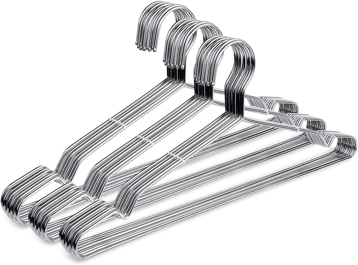 Fayleeko wire hanger ultra-thin 16.5 inch for space saving in closet