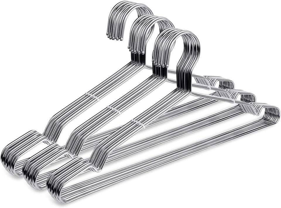 Fayleeko wire hanger ultra-thin 16.5 inch for space saving in closet