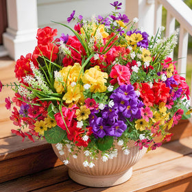 Faylifeway 16-bundle set showcases diverse colors for curb appeal.