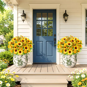 Faylifeway outdoor daisies bundle 1 adds two-tone charm to mixed arrangements.