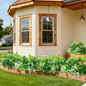 Faylifeway 9 types of artificial plants offer versatile DIY arrangements.