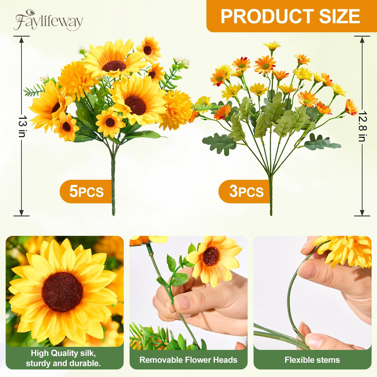 Faylifeway outdoor porch setup demonstrates easy arrangement in planters.