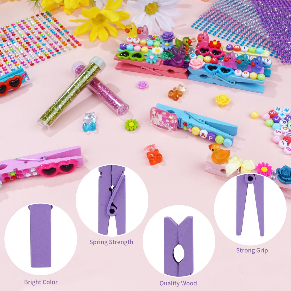 Fayoo Cheer Pins glitter packs spark festive crafting