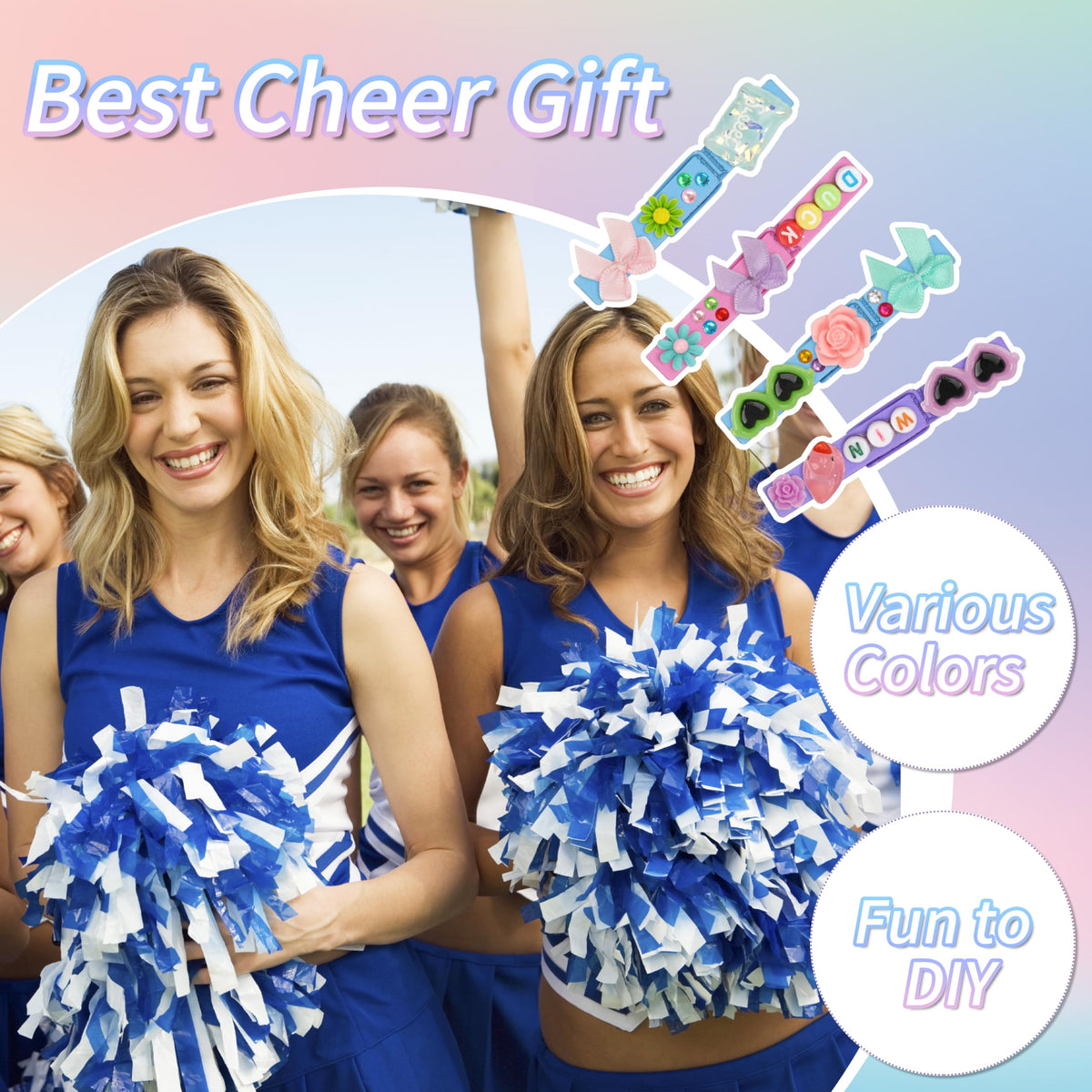 Fayoo Cheer Pins letter beads for personalized names