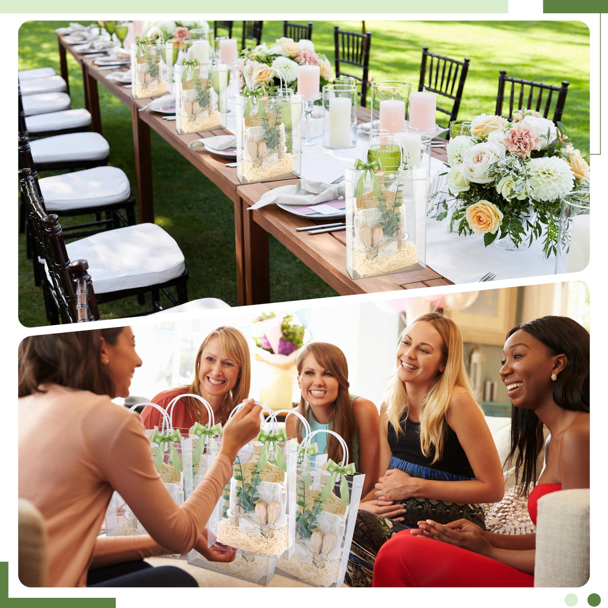 Fayoo eucalyptus stems and accents elevate baby shower decor and gifting