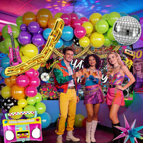 Fayoo microphone foil balloon enhances stage-ready party photo ops