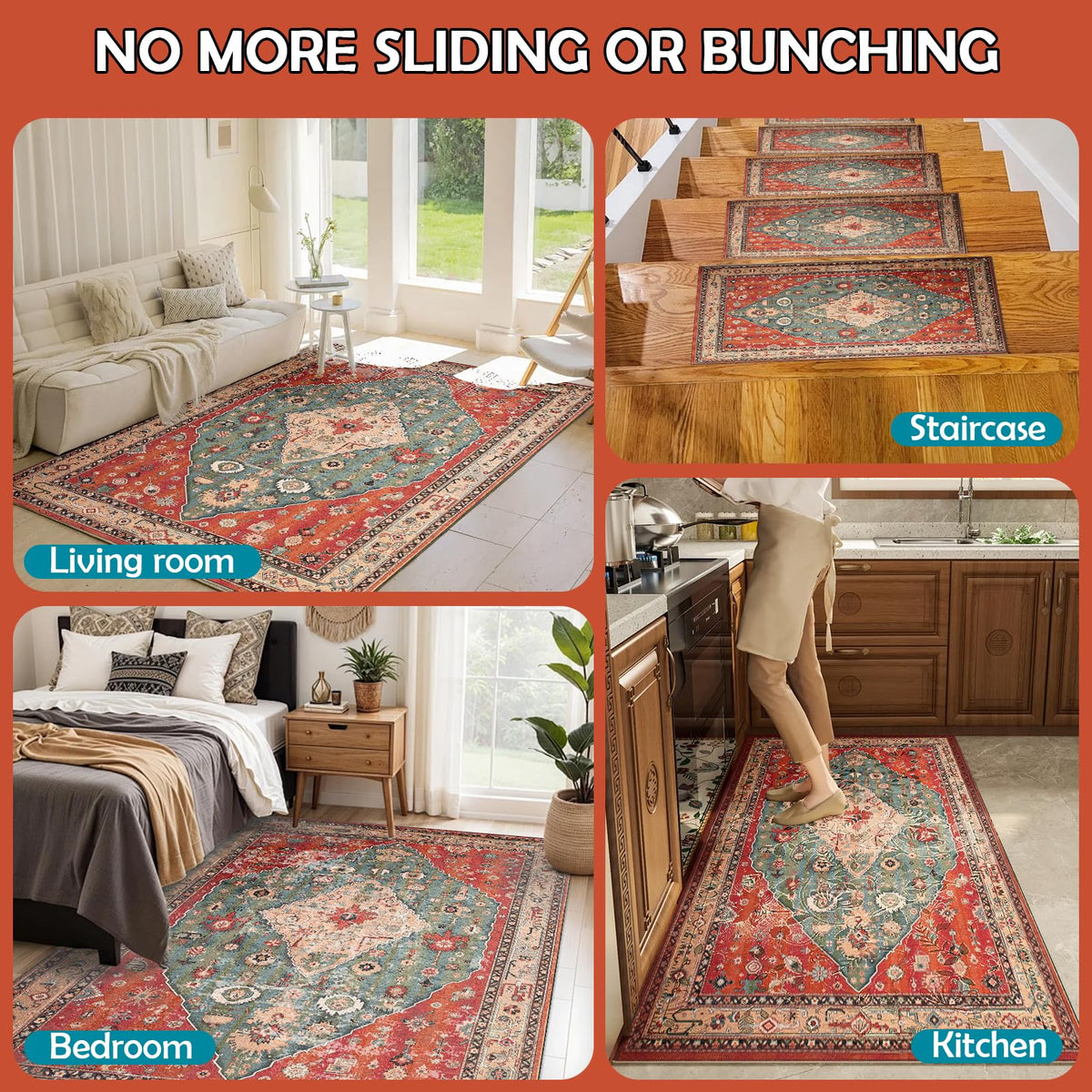 Fchuswty rug pad extends carpet life by reducing fiber crush on floors.