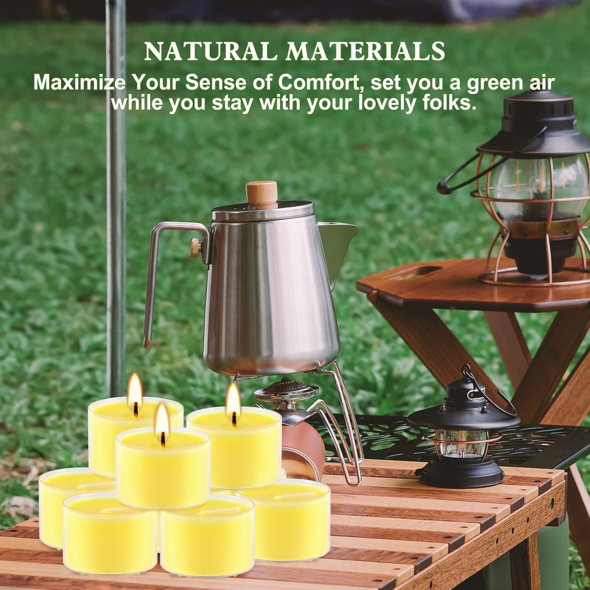 Fclayvts decorative tealights brighten tables and patios beautifully