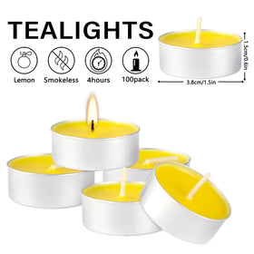 FCLAYVTS tealights fit standard candlesticks for versatile decor
