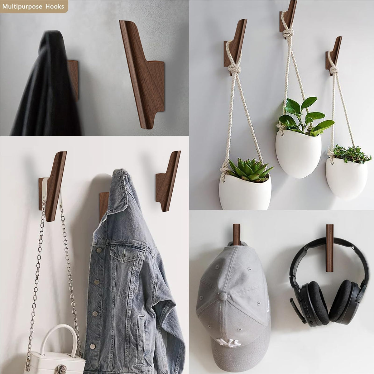 FCOWK purse-and-bag-hook supports heavier items without sagging