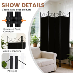 FDW foldable and portable partition folds flat for easy storage