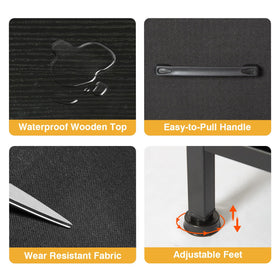 FDW 5-Drawer Dresser anti-tilt feature helps keep the unit safe.