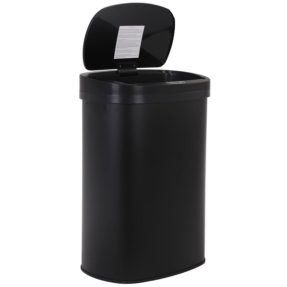 FDW automatic sensor trash can, front view, touch-free operation for clean kitchen waste disposal.