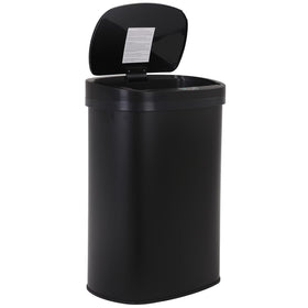 FDW automatic sensor trash can, front view, touch-free operation for clean kitchen waste disposal.