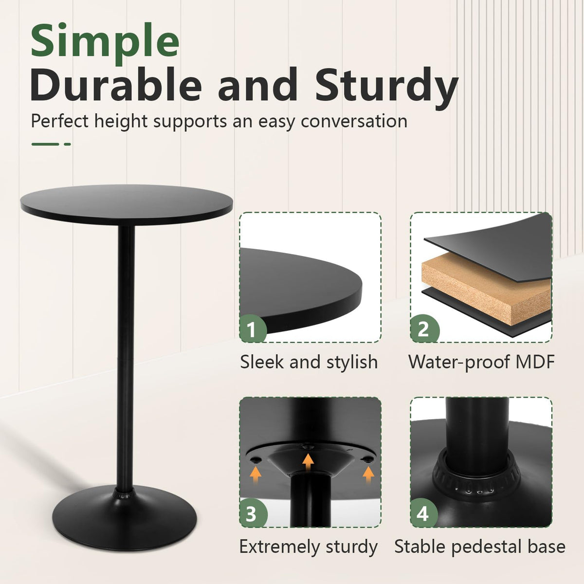 FDW base rubber ring protects floors and reduces noise