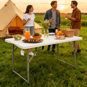 FDW carrying-handle folding-table highlights easy transport for on-the-go setups.