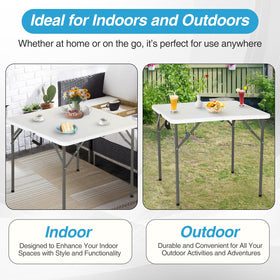 FDW powder-coated steel frame, sturdy support for everyday use and events.
