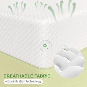 FDW removable, machine-washable cover keeps the mattress fresh.