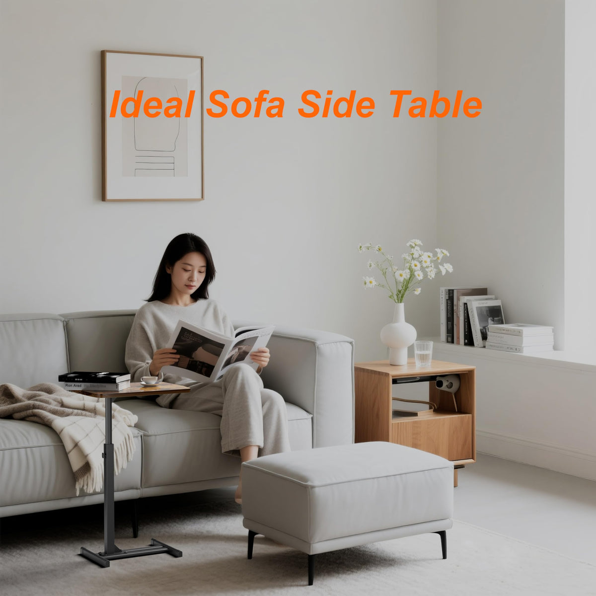 Fealarfaith Easy-clean wood surface wipes down quickly after meals