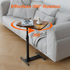 Fealarfaith TV Tray Table metal base provides stable support for laptops