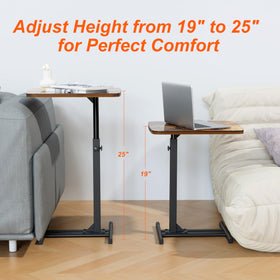 Fealarfaith TV Tray Table wood top resists stains and wipes clean