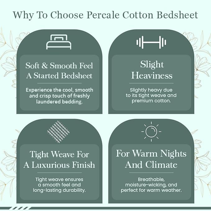 Cooling, breathable Feather & Stitch New York percale fabric in use