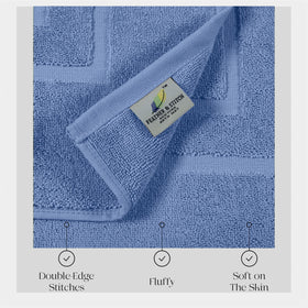 Feather & Stitch New York cotton terry texture detail for durability.