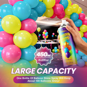 Featrity 15oz pack supports large balloon displays.
