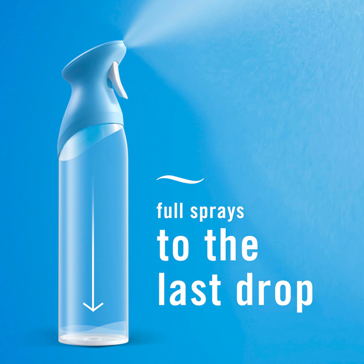 Febreze Air Mist in bathroom for quick refreshing odor control