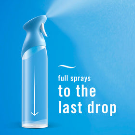 Febreze Air Mist fine mist spray delivers lasting aroma in the air.