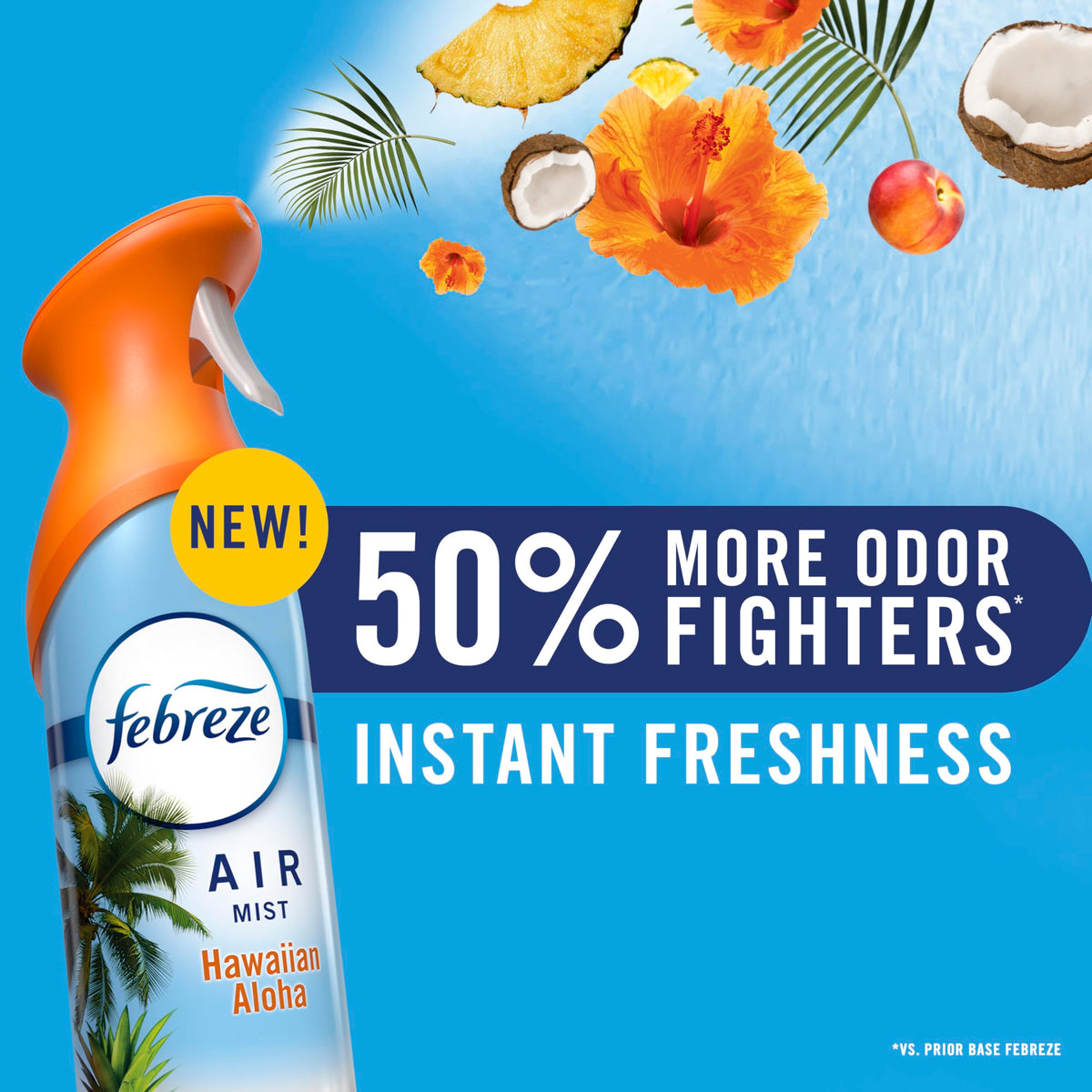 Febreze Air Mist Linen & Sky spray mist delivering quick odor relief