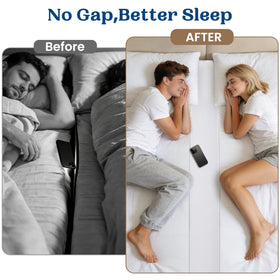FeelAtHome secure strap prevents mattress gaps during sleep