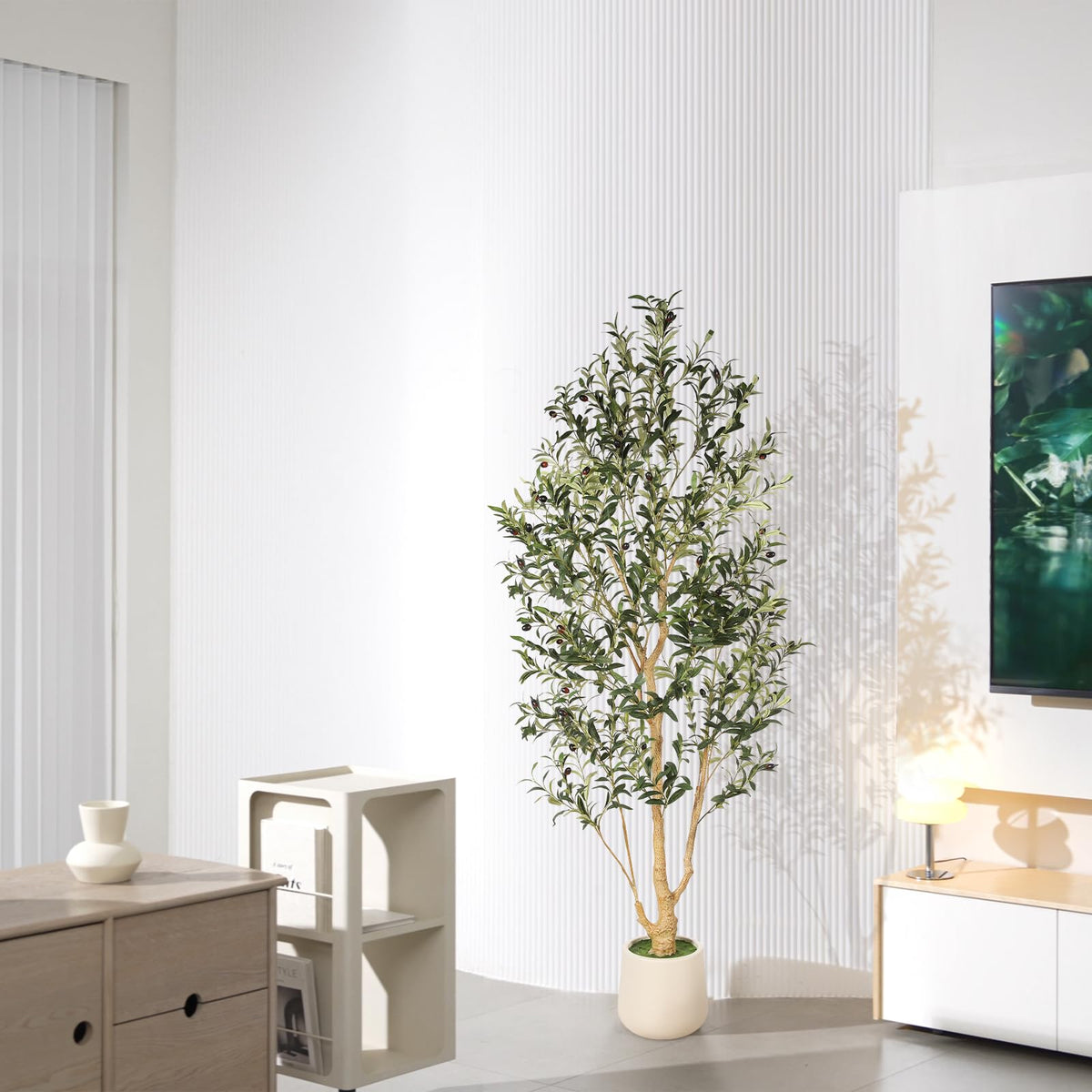 feelead office decor olive-tree enhances professional spaces with natural accents